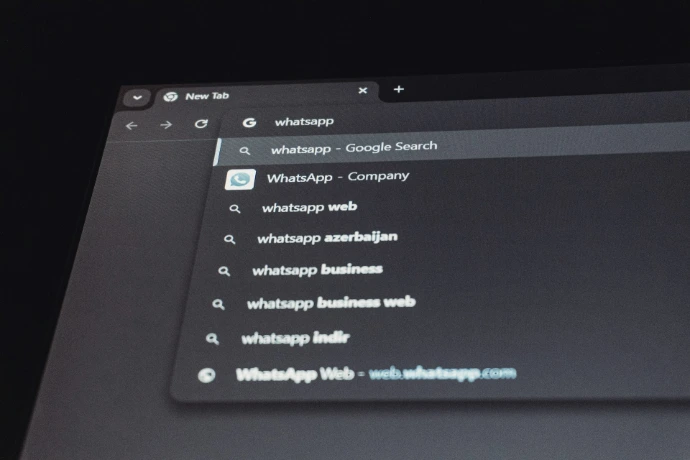 Google search results for whatsapp